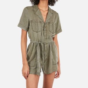 Express | Distressed Utility Romper